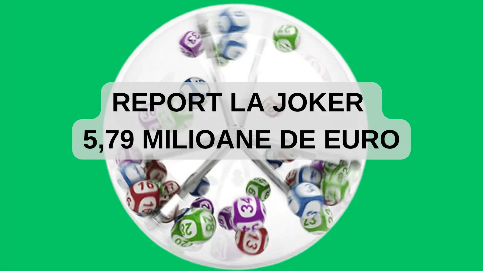 Report la Joker de peste 28,81 milioane de LEI pentru tragerile din 14 martie