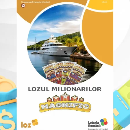 Loteria Română lansează lozul MAGNIFIC, lozul cu cel mai mare premiu cap de afiș: 5.000.000 LEI