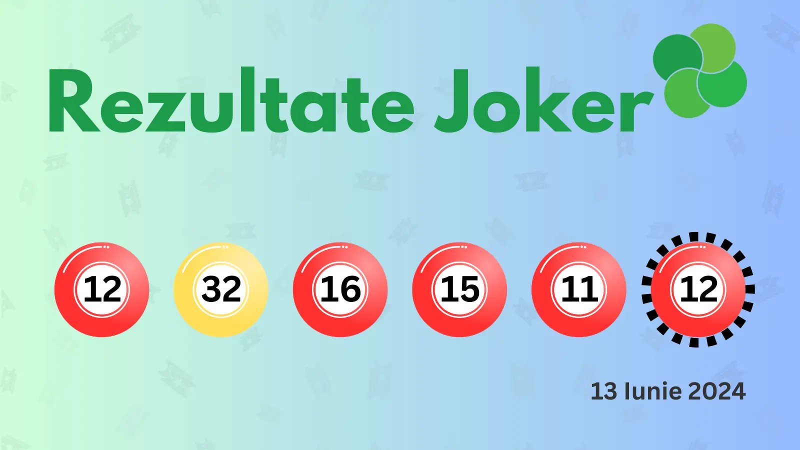 Rezultate Joker 13 iunie 2024