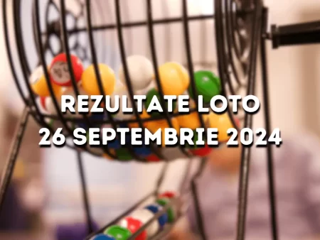 Rezultate Loto 26 septembrie 2024 – Loto 6/49, Loto 5/40, Joker și Noroc. Report la Loto 5/40 de peste 1,11 milioane de euro