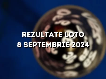 Rezultate Loto 8 septembrie 2024 – Loto 6/49, Loto 5/40, Joker și Noroc. Report la Loto 6/49 la categoria I de peste 5,41 milioane de euro