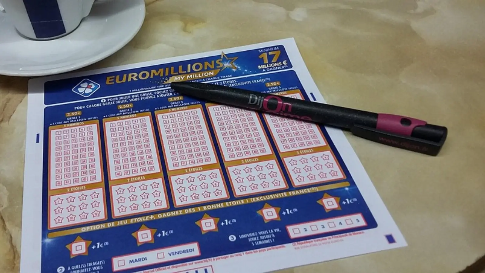S-a câștigat cel mai mare jackpot în Franța 250 milioane de euro la EuroMillions