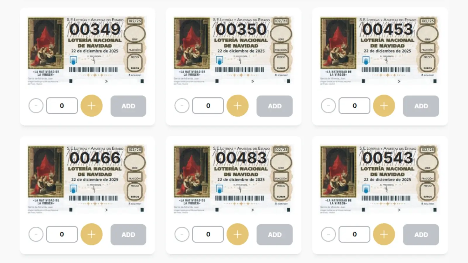 Cât costă biletele la Loteria de Navidad