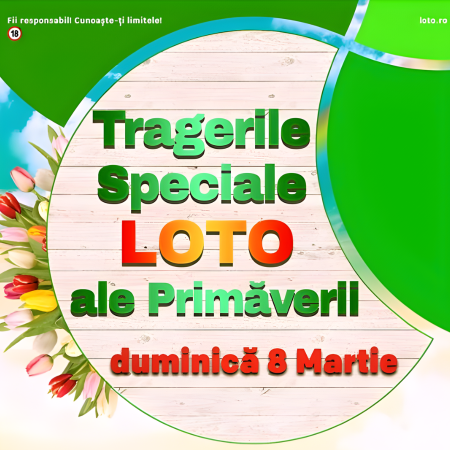 Rezultate Loto 8 Martie 2026 – Tragerile Speciale Loto ale Primăverii