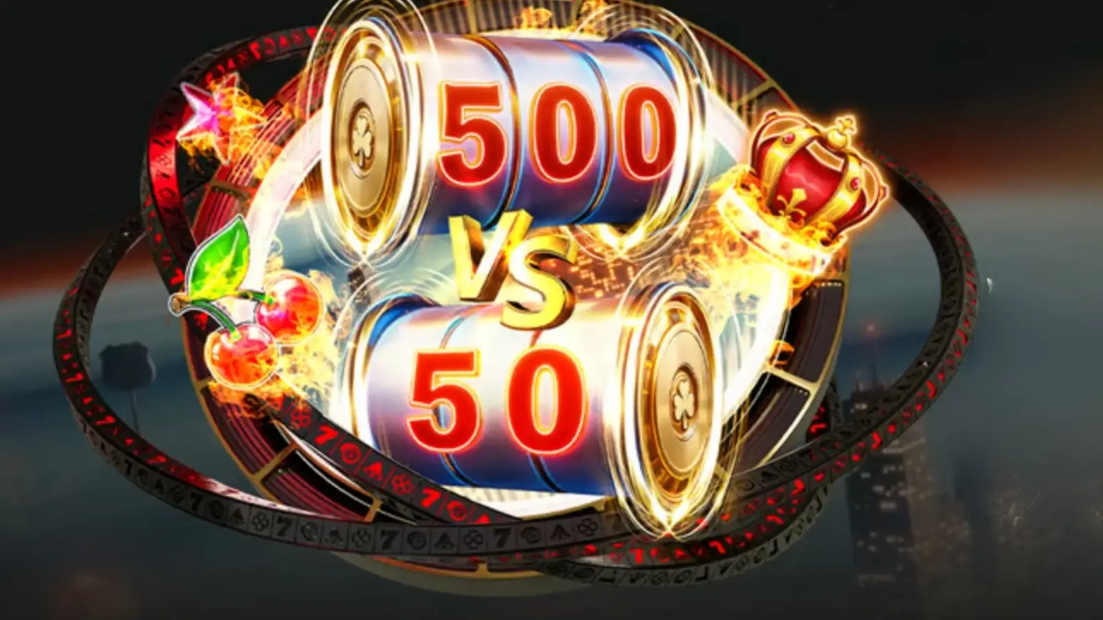 50 sau 500 Rotiri Gratuite la alegere